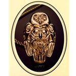 Spotted Owl Pendants by Robert Bateman