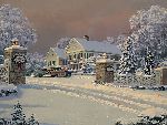 Winter Visitors at Kringle Hill Inn by William Phillips