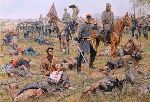 The Grim Harvest of War - The Valley Campaign by military artist Bradley Schmehl