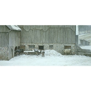 Winter Barnyard by Robert Bateman