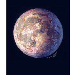 A Most Beautiful Moon by astronaut artist Alan Bean