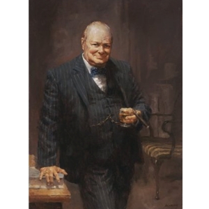 Churchill by artist Andy Thomas