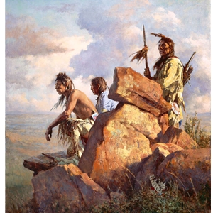 Among the Spirits of the Long-Ago People by Howard Terpning