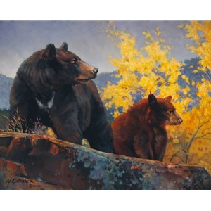The Cinnamon Bear by wildlife artist Nancy Glazier