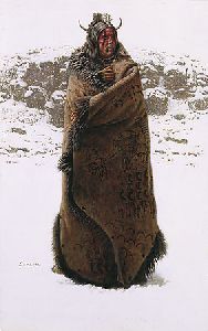 Blackfeet War Robe by James Bama