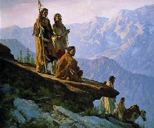With Mother Earth by western artist Howard Terpning