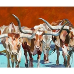 Texas Longhorns by George Jones