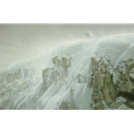 Arctic Cliff - White Wolves by Robert Bateman