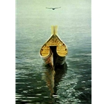 Haida Spirit - Canoe and Raven by Robert Bateman