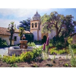 Springtime in the Mission Garden by June Carey