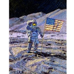 Jim Irwin, Indomitable Astronaut by astronaut artist Alan Bean