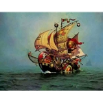The Mystic Mariner - Sailboat by fantasy artist Dean Morrissey