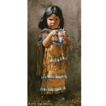 Little Apache - Girl by artist Ray Swanson