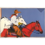 The Thrill of the Race by western artist Donna Howell-Sickles