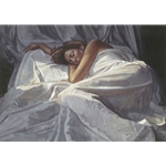 First Light - woman sleeping by figure artist Steve Hanks
