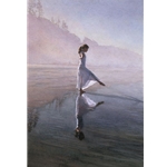 Dancing on the Shore (1) by watercolor artist Steve Hanks