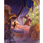 Sleeping Beauty (the fairy tale) by fantasy artist Scott Gustafson