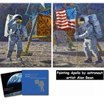 Painting Apollo: First Artist on Another World (Collector book & L.E. Canvas) by artist Alan Bean
