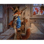The Fox Guarding the Henhouse by fairy tale artist Scott Gustafson