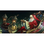 Father Christmas: The Sleigh Ride by holiday artist Dean Morrissey