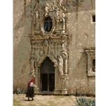 La Riena - Spanish Church by artist George Hallmark