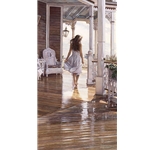 Sunshine After the Rain by figurative water colorist Steve Hanks