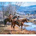 Apsaalooke Sentinels - overlooking campground by Martin Grelle
