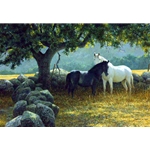 In the Field - Mare and Foal by Robert Bateman