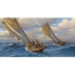 Captains Courageous by nautical artist  Andy Thomas available from Snow Goose Gallery