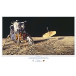~ Home Sweet Home - lunar module on the moon by astronaut artist Alan Bean