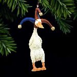 The Fool - Christmas ornament duck by Will Bullas