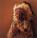 Old Arapaho Story-Teller by James Bama