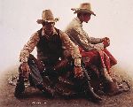 The Davilla Brothers - Bronc Riders by James Bama