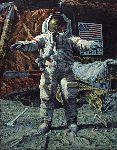 The Hammer and the Feather by astronaut artist Alan Bean