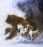 Two Bears of the Blackfeet by Bev Doolittle