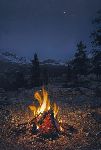 A Mountain Campfire by Stephen Lyman