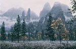 Cathedral Snow - Yosemite by wilderness artist Stephen Lyman