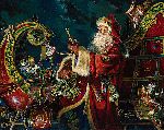 Preparing for the Journey - Santa Claus by fantasy artist Dean Morrissey