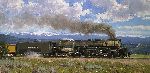 The Challenger - Union Pacific Locomotive by railway artist  Tucker Smith