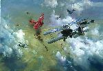 Encounter With the Red Baron by Frank Wootton