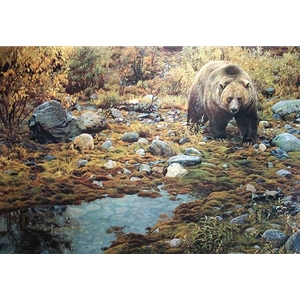 Trailblazer - Grizzly Bear by wildlife artist Carl Brenders