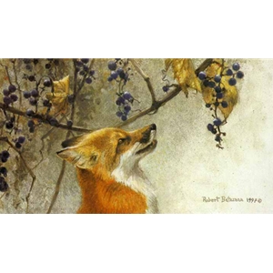 Fox and Grapes by Robert Bateman