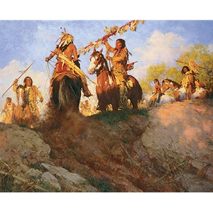 Sunset for the Comanche by western artist Howard Terpning