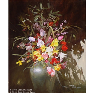 Out of the Darkness - Flowers by Carolyn Blish