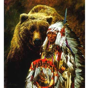My Brother...The Grizzly by artist Paul Calle
