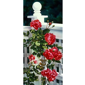The Rambler - Red Roses by floral artist Arleta Pech