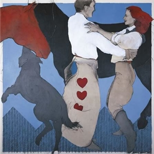 Dance Romance by western artist Donna Howell-Sickles