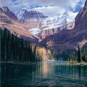 September Afternoon at Lake O'Hara by landscape artist Curt Walters