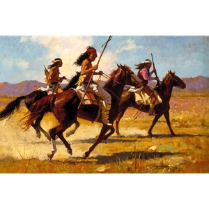 Light Cavalry by western artist Howard Terpning