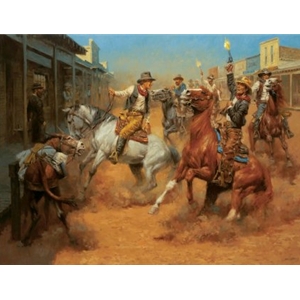 Our Grand Entrance - outlaws come to town by Andy Thomas